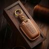 Retro Key Cover Is Suitable For Hand-Stitched Real Cowhide Key Protection Clasp For Old Kia Cars
