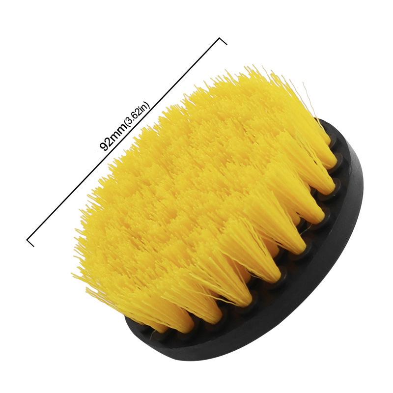 Electric Drill Cleaning & Polishing Brush Set: Floor Brush, Sanding Brush, Ball Head Brush Accessories