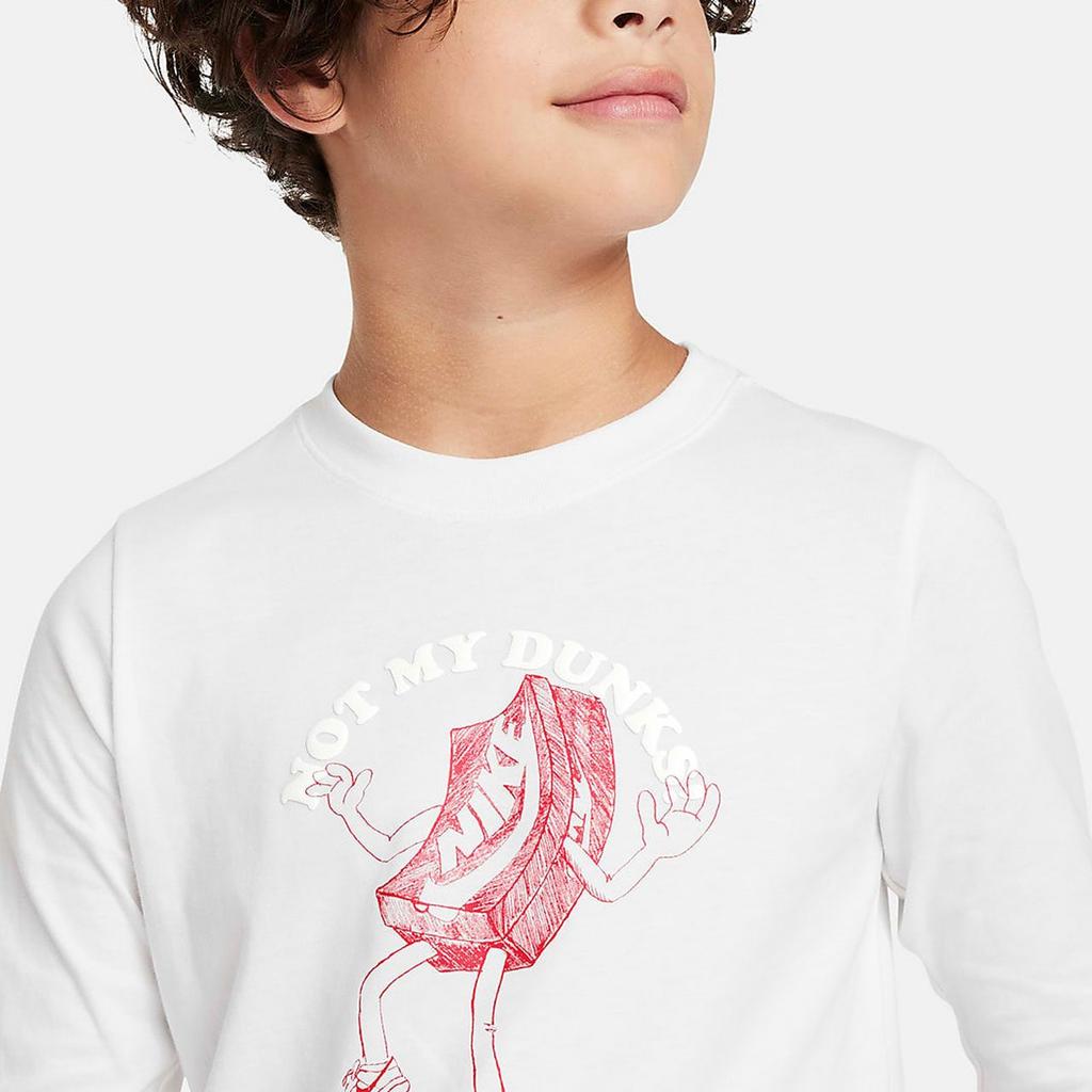 Nike Kids T Shirts Crew Neck Moderate FD3990-100
