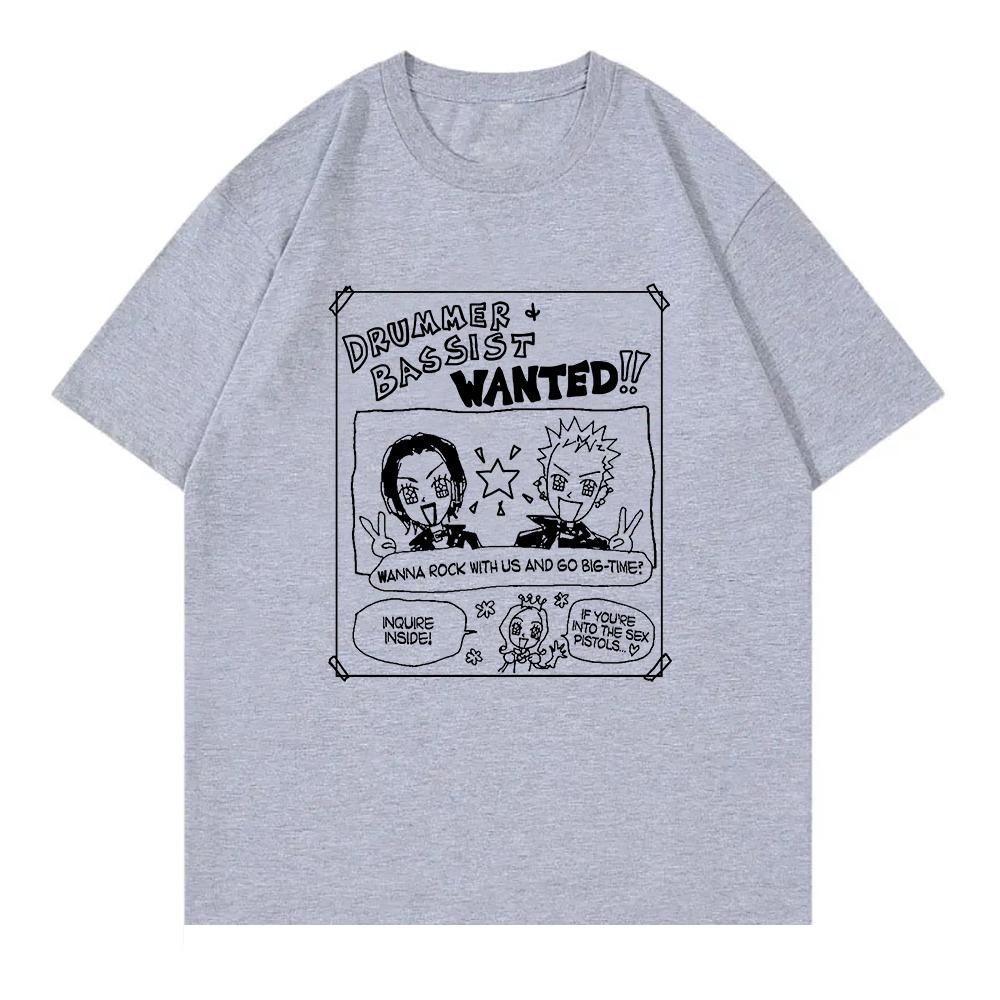 Nana Cartoon Black Stone Tshirt Funny Summer Mens Tshirt Harajuku Top High Quality Casual Cotton Tshirt Graphic Clothes