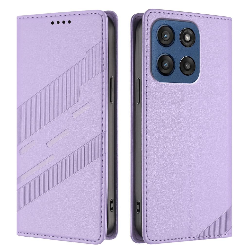 Για Motorola Edge 60 5G Θήκες Τηλεφώνου Punk Στυλ Αποτυπωμένη Πορτοφόλι Στάντ Δερμάτινη Κάλυψη