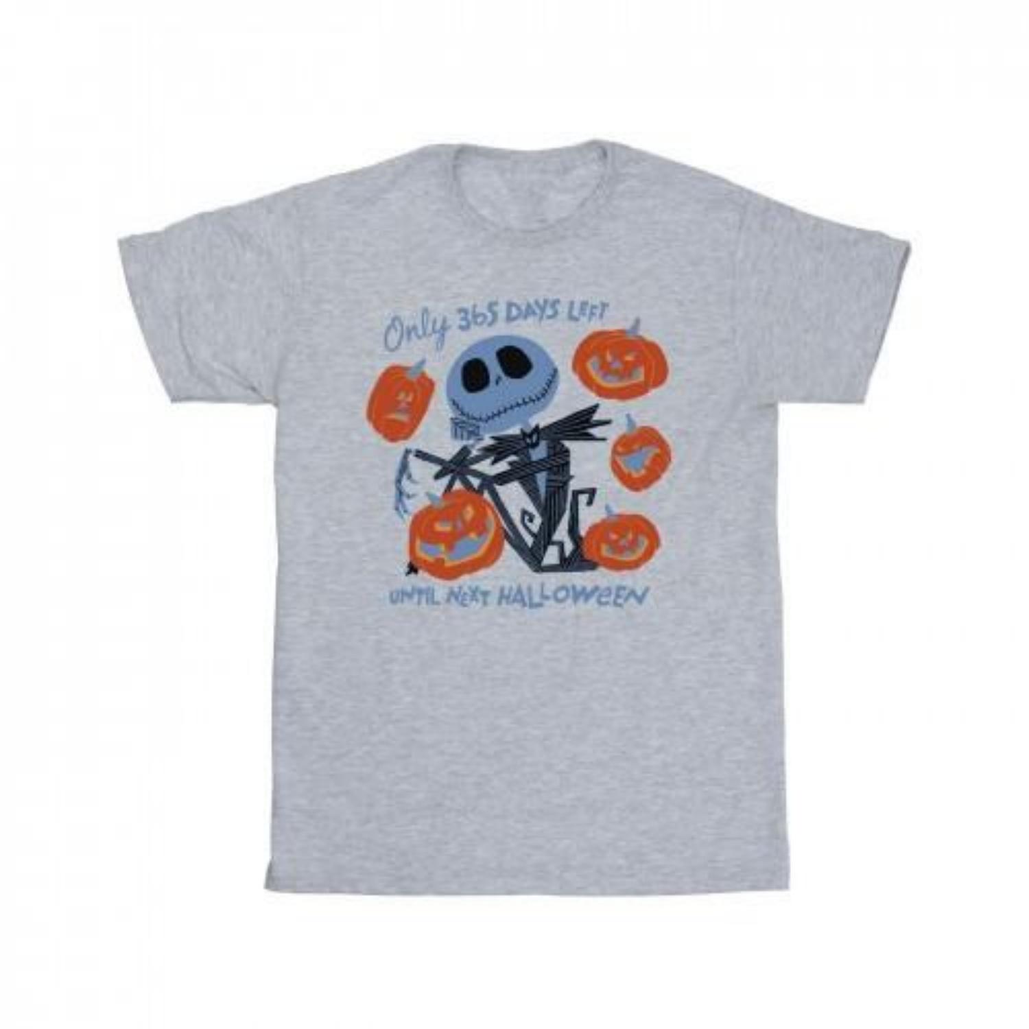 Nightmare Before Christmas Mens 365 Days Until Halloween T-Shirt S чёрный