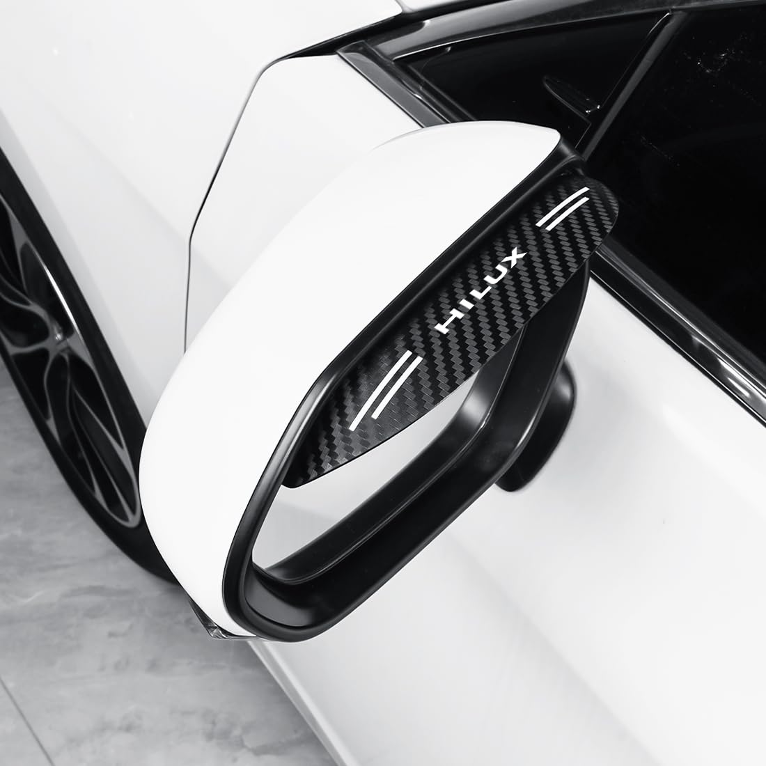 

HILUX GUN125 120 Series Car Door Mirror Visor, Rain Protection, Ensures Vision, Compatible with hilux application