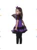 Purple Bat Girl Witch Costume - Children's Halloween Cosplay Outfit