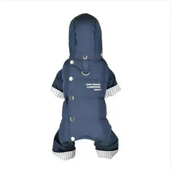 Stijlvolle Katoengevoerde Jas voor Honden - Verdikte Warme Outfit voor Mannelijke & Vrouwelijke Huisdieren, Perfect voor de Winter