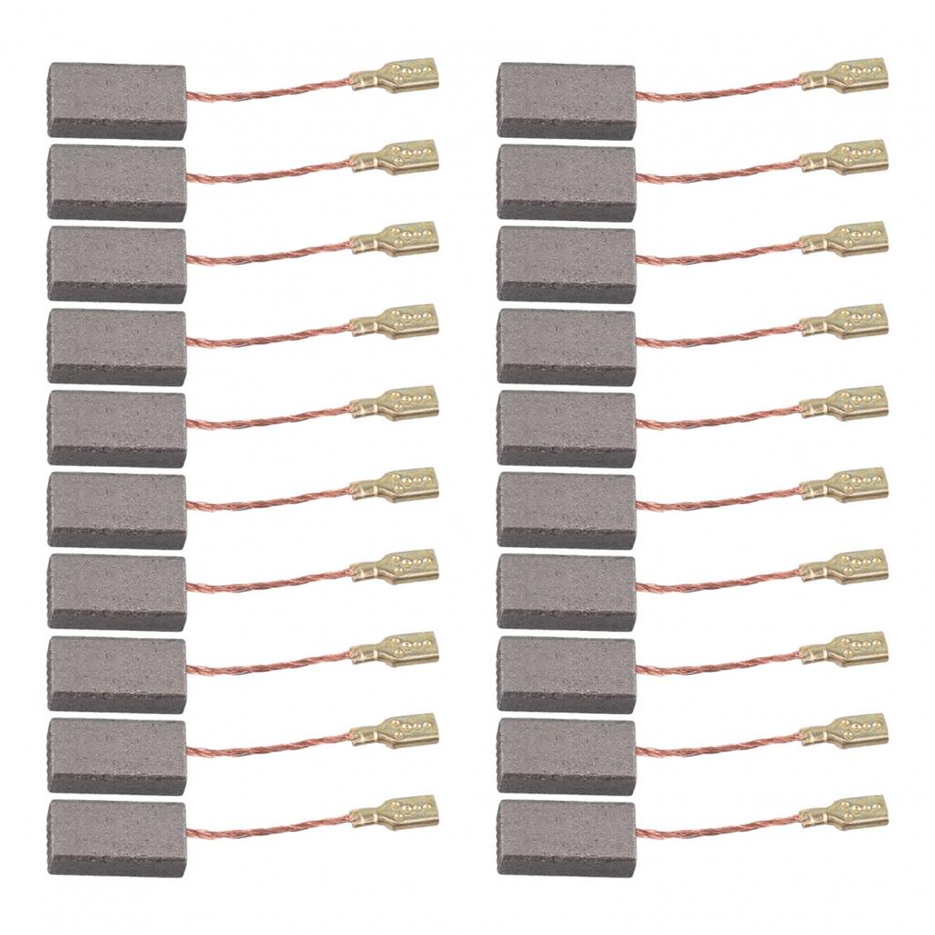 20PCS Kohlebürsten Für Motor Winkel Grinder 15x8x5mm Werkzeug 45mm Nützlich