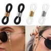 50 PCs Adjustable Anti-Slip Eyeglass Chain Ends Retainer Rubber Glasses Ring Strap Spectacle End Connectors Eyewear Accessories