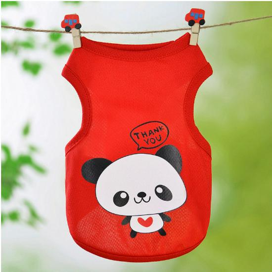 New Cute Cartoon Print Fleece Lined Warm Clothes for Small Dogs and Cats