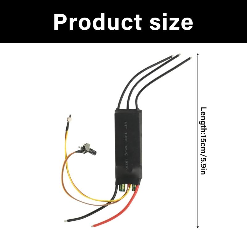 Dreiphasen Sensorloser Bürstenloser Antriebsmechanismus 6 bis 24V 1000W 50A Einstellgerät mit Potentiometer für Industrielle Anwendungen