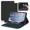 Backlit Detachable Bluetooth Keyboard & Magnetic Case with Pen Slot for Samsung Tab A9/A11/A7 Lite (8.7 Inch)