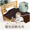 Zepeal Electric Heated Blanket (Single 130×188 Cm), Flannel, Anti-Virus & Deodorizing, Dust-Mite Mode, Washable – Brown (DM-Y421KSL-BR)