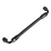Universal AN6 AN8 AN10 Oil Fuel Hose KIT Nylon Braided Rubber Fuel Pipe+ with Two 90° Degree Fitting Hose End 6an Black 1.2M