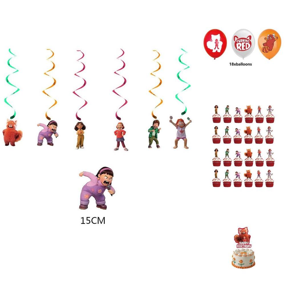 Colorful Turning Red Party Decorations For A Fun-filled Celebration
