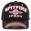 Men's Letter SPITFIRE SPARK Baseball Cap Retro Fashion Casual Sports Hat Adjustable Cotton Hip-hop Hats Travel Caps