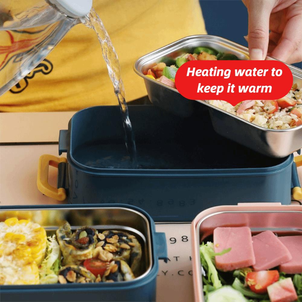 600ml Insulated Lunch Box Detachable Kitchen Storage Box Practical Food Storage Container  Winter