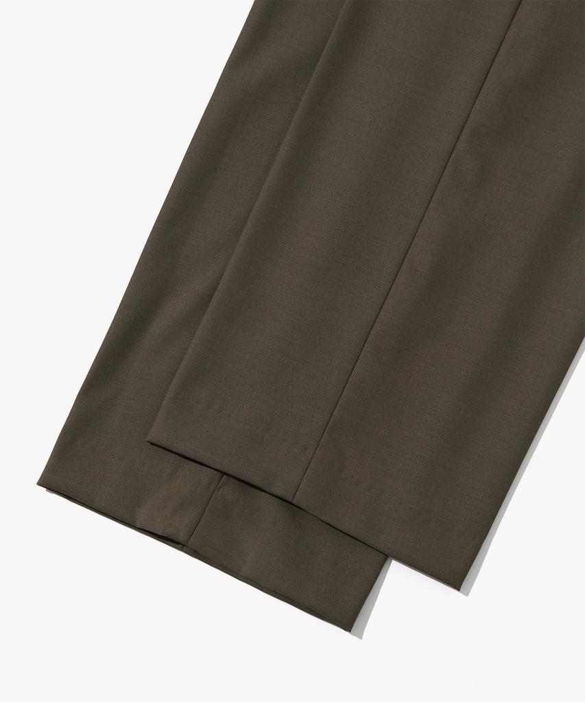SUARE Wool Blend One-Pleat Slacks - 3 Colors