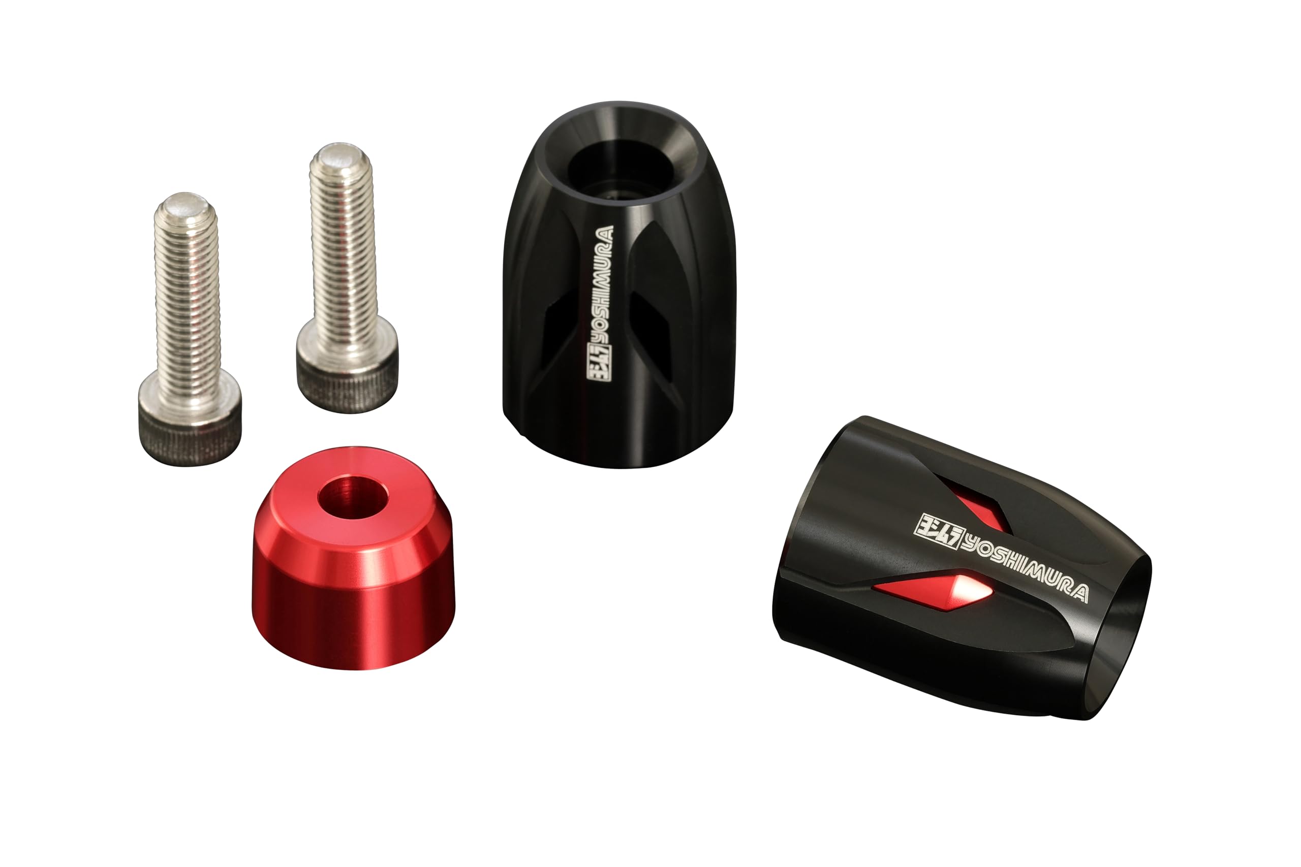 Yoshimura Handlebar End High Line Kawasaki Universal M8 YOSHIMURA (Red) 696-0H8-1200
