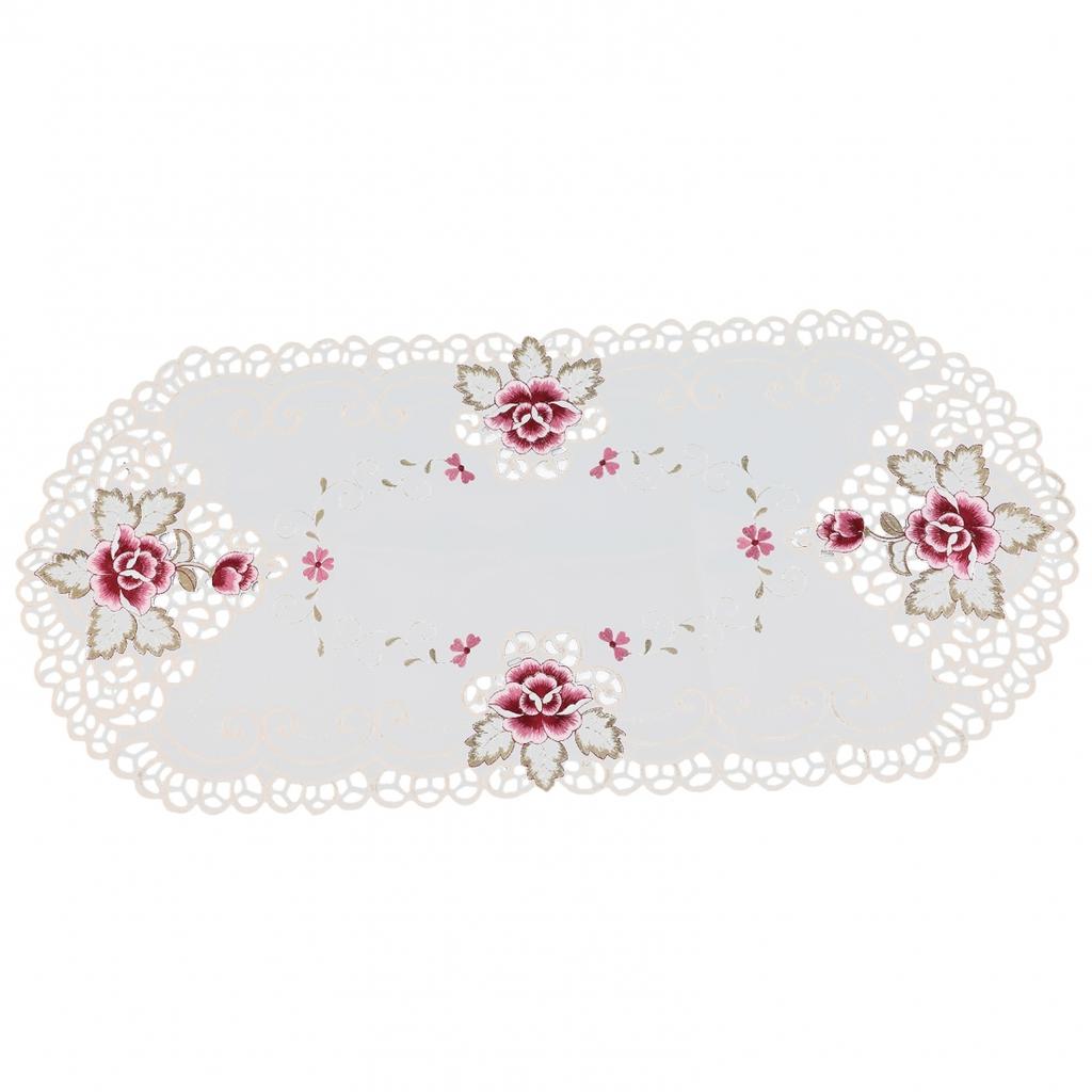 Tablecloth 40x85cm Satin Fabric Table Runners White