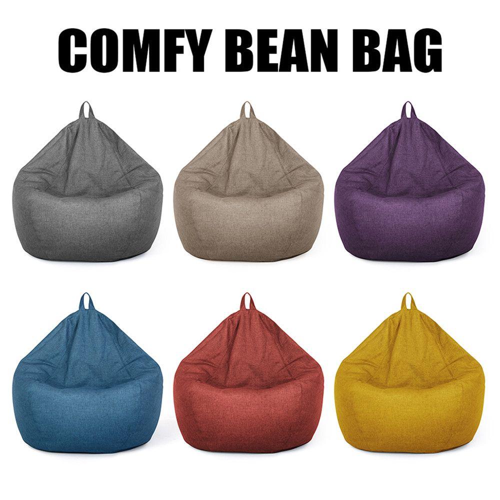 Filling Home Decor Sofa Couch Cover Chair Sofa Cover Snugly Gamer Chair Large Bean Bag Lazy Lounger