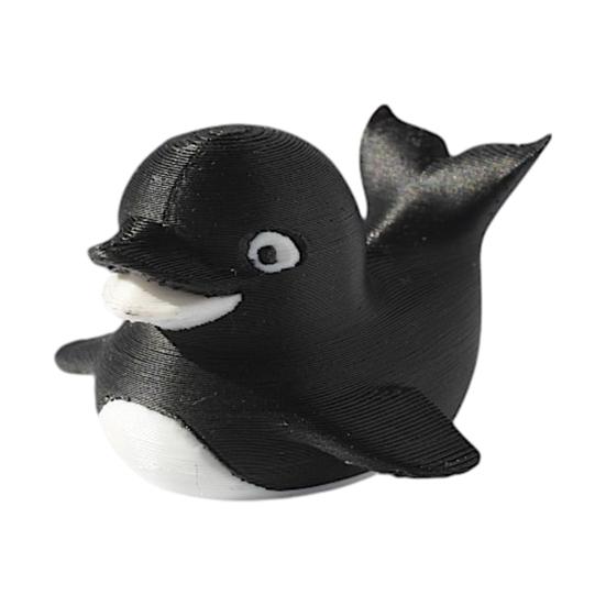 3D Printed Duck Figurine Funny Tiger/Crocodile/Shark Duck Statue Collectible Duck Ornament for Bathroom Home