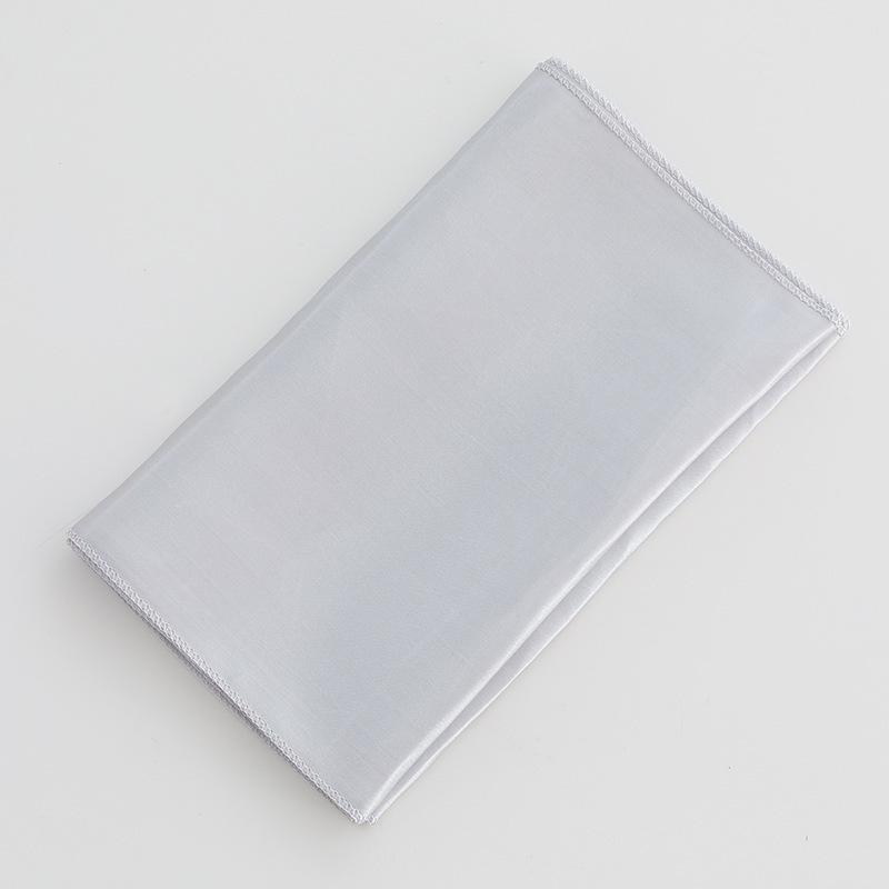 

Direct Supply For High-End Hotel Banquets And Wedding Scenes Solid Color Rectangular Glossy Section Tablecloth, Satin Tablecloth 145cm/130g светло-серый