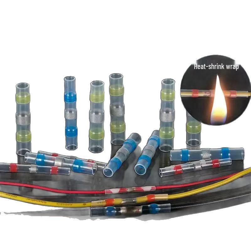 Solderless Heat Shrink Tube Connector with Adhesive Waterproof Wire Protection and Insulation Terminals