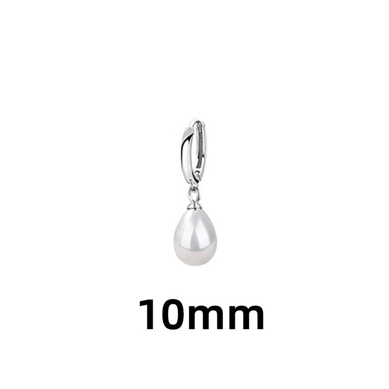 Boucles d'oreilles rétro goutte d'eau perle style cour tempérament doux tendance toute l'année boucles d'oreilles perles blanches de célébrité