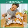 Adorable Big Face Cat Plush Toy Soft Stuffed Animal For Kids Bedroom Decor