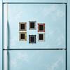 Retro Photo Frame Fridge Magnets Magnetic Picture Frame for Refrigerator for Photos,Paintings,DIY Specimens Making