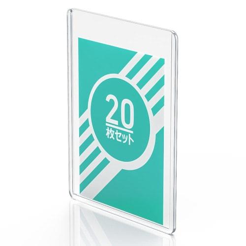 

AKEIE Top Loader, Set of 20 Card Holders for Trading Cards, Card Loader, Trading Card Case, Card Display Case, Clear, Protective, Storage, Scratch-Res