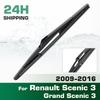 Rear Windshield Wipers Blades,Premium All-Season Wiper Blades Replacement For Renault Scenic 3 / Grand Scenic 3 2009-2016