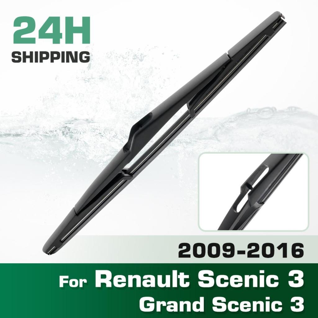 Rear Windshield Wipers Blades,Premium All-Season Wiper Blades Replacement For Renault Scenic 3 / Grand Scenic 3 2009-2016