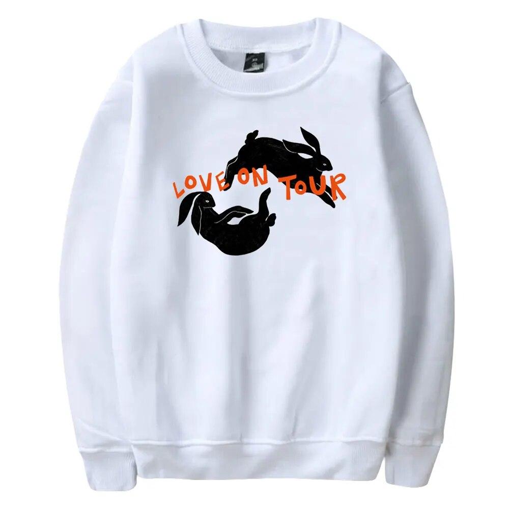 

Love On Tour Jump мерч с длинными рукавами 2D толстовки без шапочки-основы для женщин/мужчин забавная одежда свитер с длинными рукавами толстовки унисекс XL