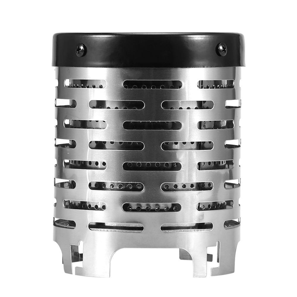 Stainless Steel Camping Heater Mini Heating Cover Durable Portable Heater  Camping