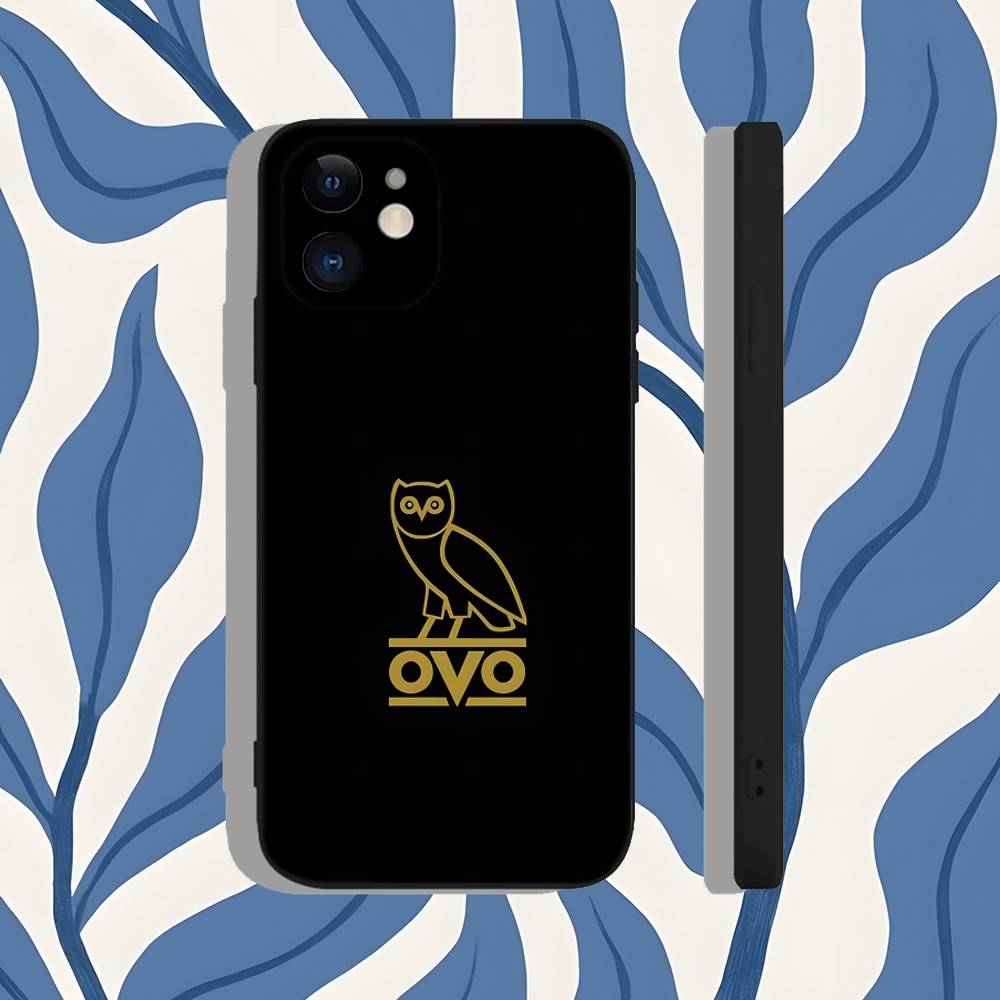 

D-Drake O-OWL ovo Phone Case For iPhone 17,16,15,14,13,12,11,X,XS,8,7,Pro,Max,Plus,E,SE4,Air,Mini Black Funda Shell iPhone11