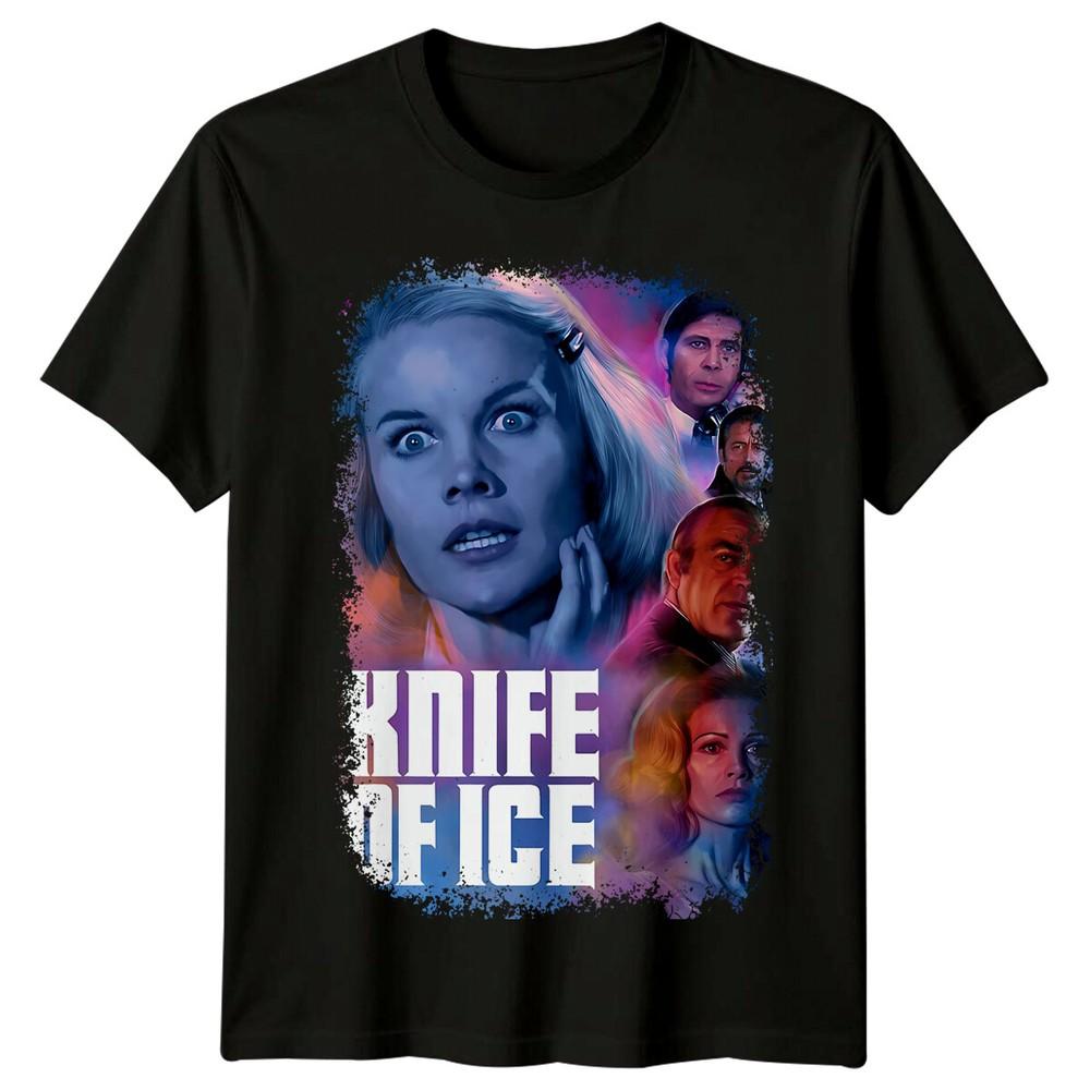 

Knife of Ice (1972) Movie Poster Inspired T-Shirt Retro 80s Tee 4XL
