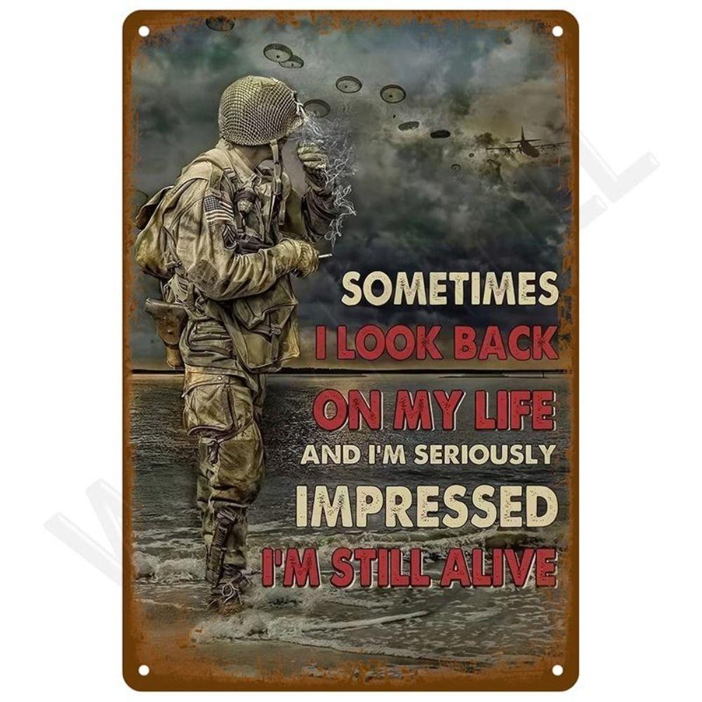 Metal Poster Pike Fish Art Fishing Store Wall Decor 20x30cm 2D Flat Metal Sign