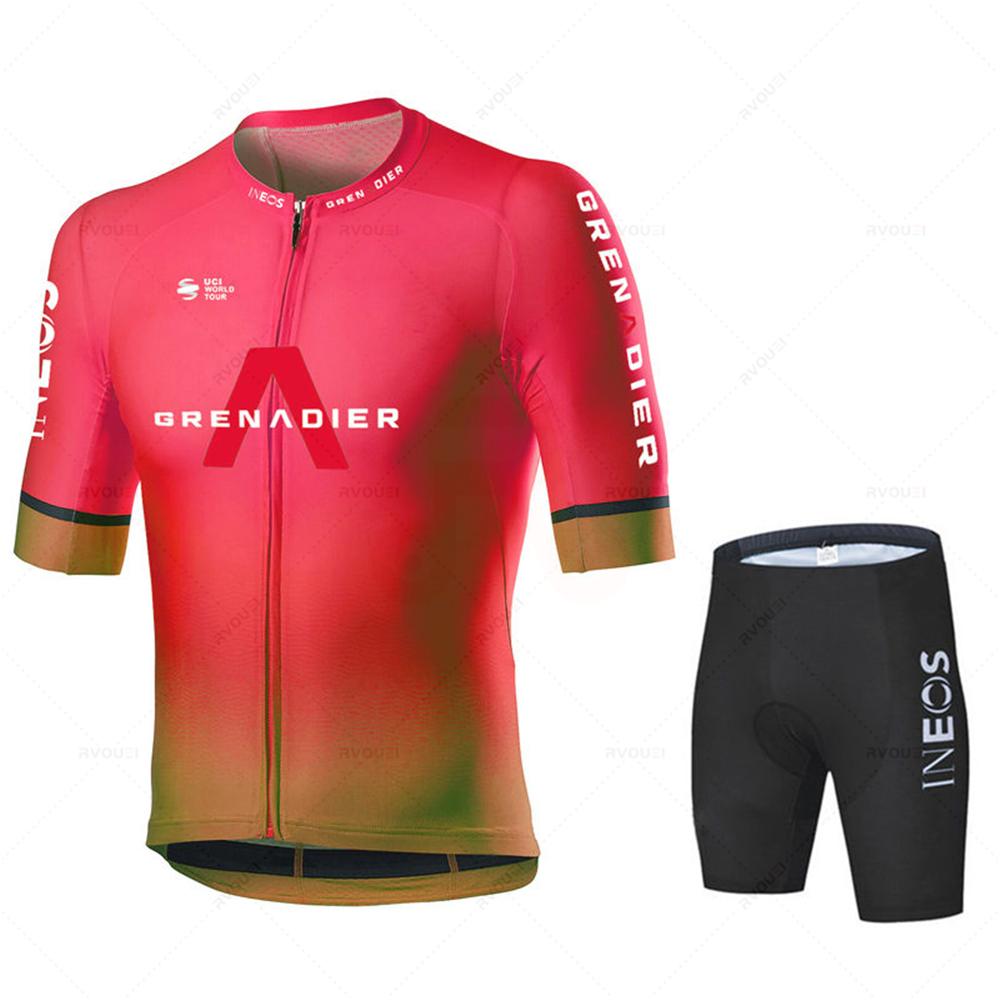 

2026 Ineos Grenadier Cycling Jersey Set Men Breathable Uniform Bike Clothing Quick Dry Bicycle Clothes Roupa Ciclismo Maillot Hombre 3XL