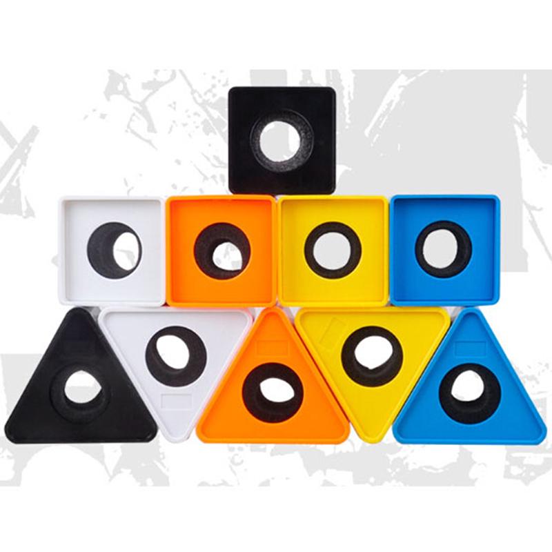 Microfon durabil Interviu Logo Triunghiular Stație Flag ABS Plastic