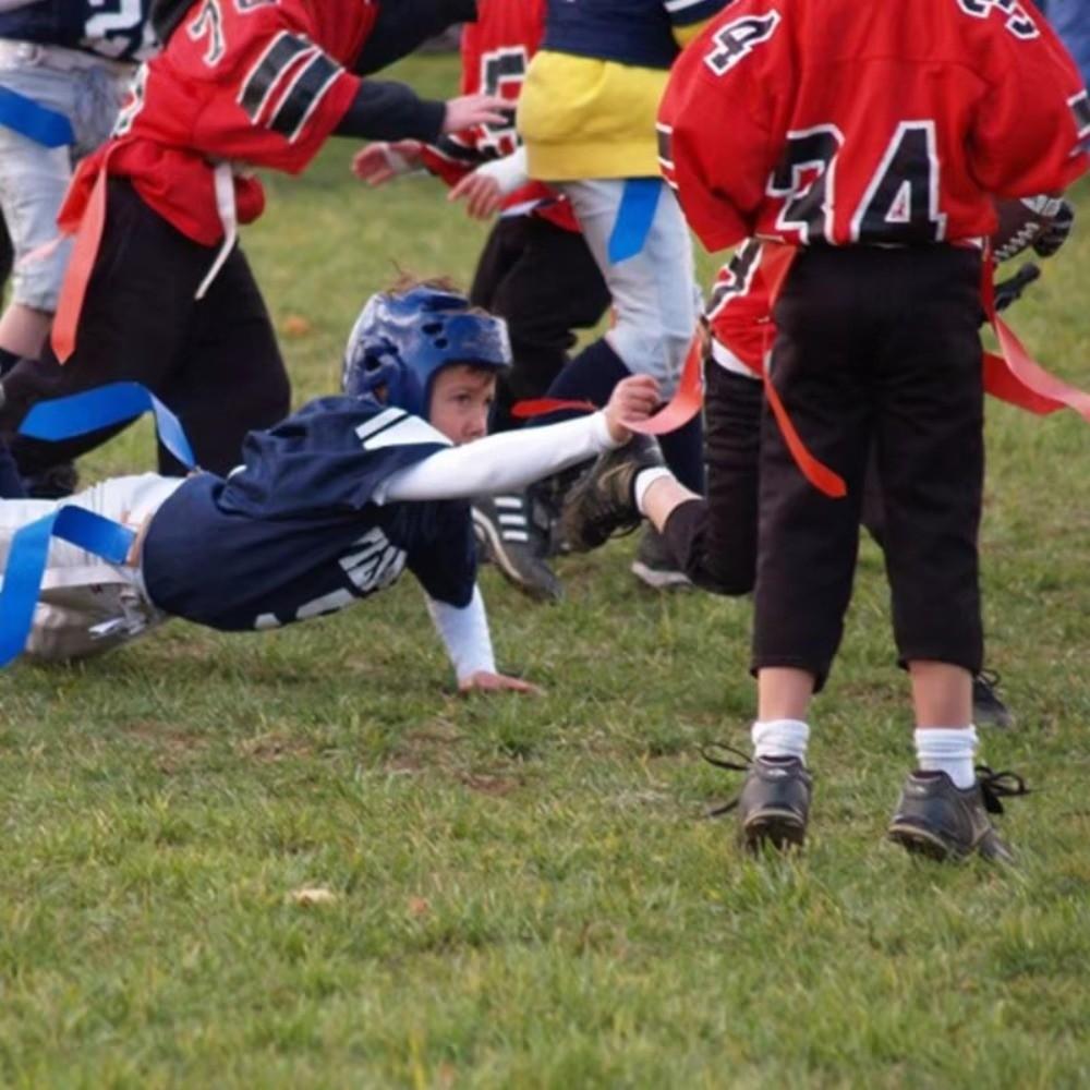 Bright Color American Football Flag Durable Football Training Belt Waist Flag Belt  Rugby Game