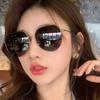 Blue Light Blocking Glasses Anti-Scratch Sunglasses Polarized Eyeglasses Anti-Scratch Metal Frame Sunnies For Driving Eyewear