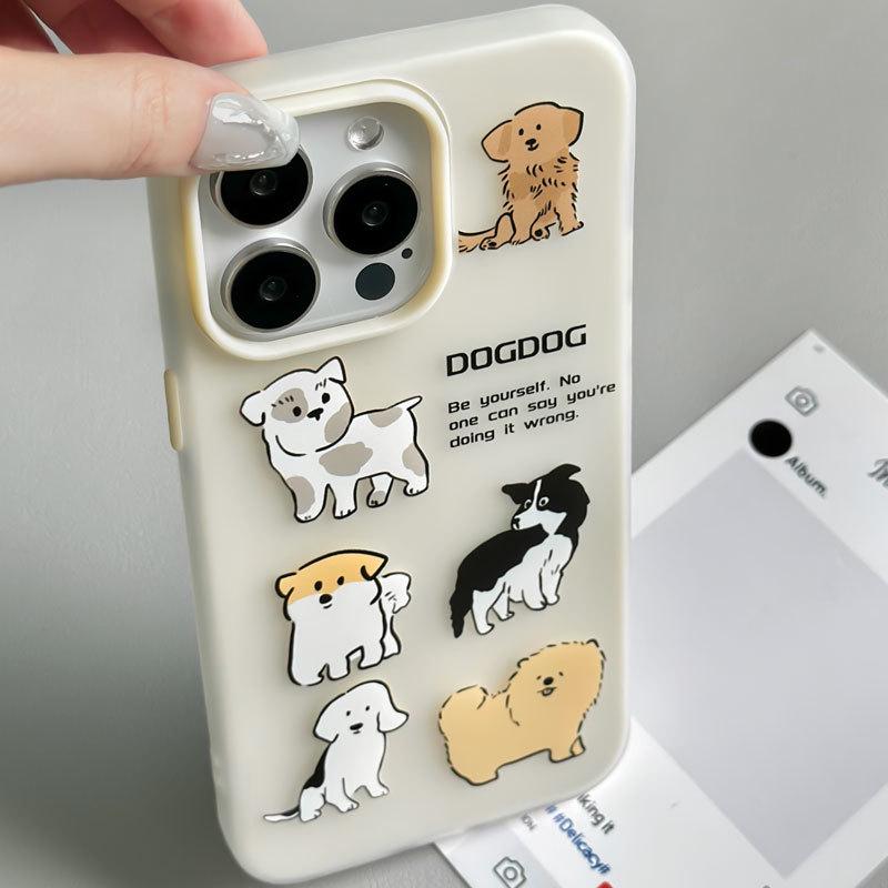 Zhitai iPhone 14/15/16Pro Max Cartoon Jelly Skin Case