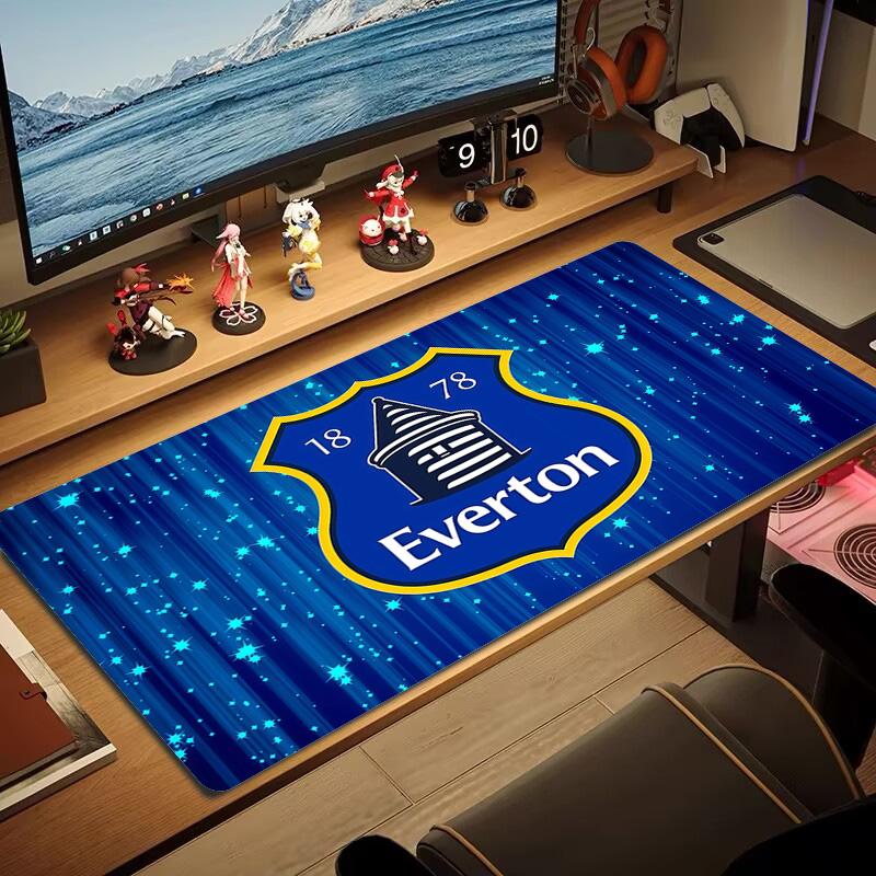 Everton Football Club Print Cushion Non-slip Laptop Tablet Big Mousepad XXL Mat Mini PC Playmat With Lock edge