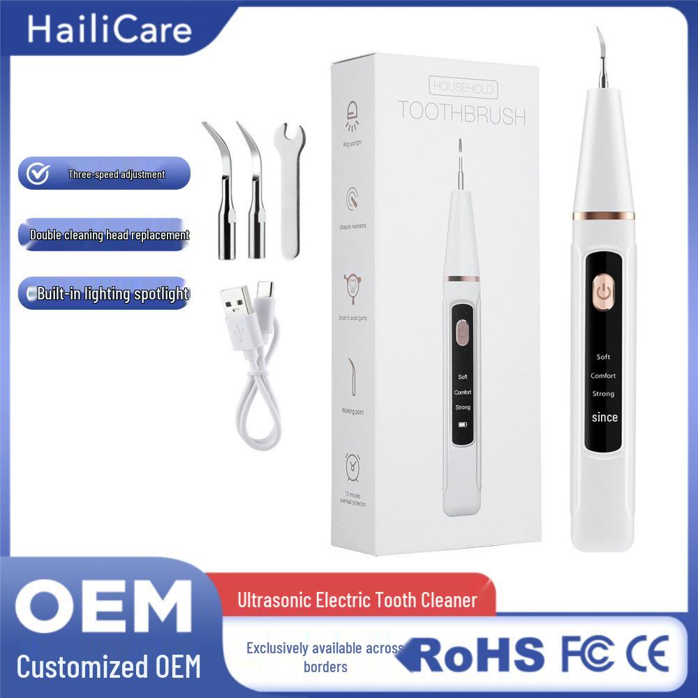 3-Mode Ultrasonic Dental Cleaner for Home Use - Removes Tartar & Plaque, Teeth Whitening Device