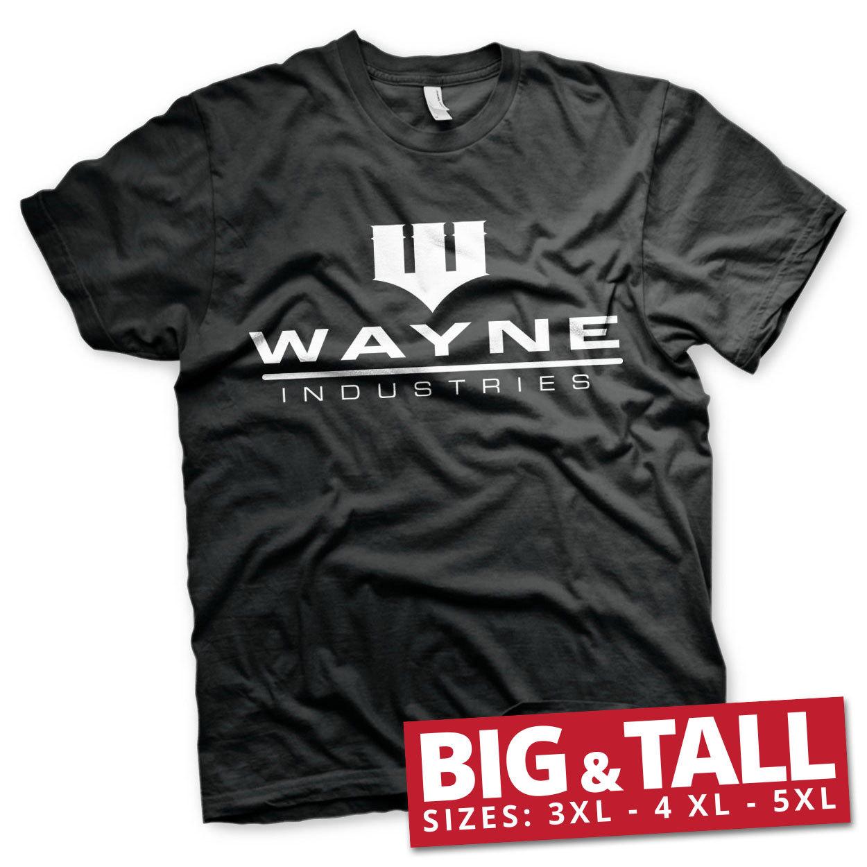 Officially Licensed Batman Wayne Industries Logo Big Tall 3XL4XL5XL Sizes S