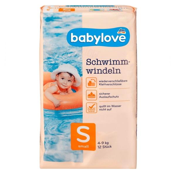 

Подгузник для плавания Baby Love для младенцев, размер S (4-9 кг) 12 шт.