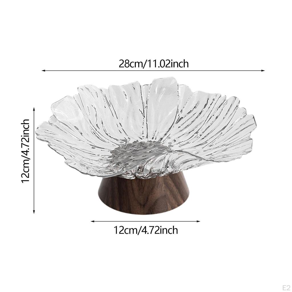 Sockel Obstschale Lebensmittel Snack Aufbewahrungstablett Mode Fuß Servieren für Tisch Mittelstück