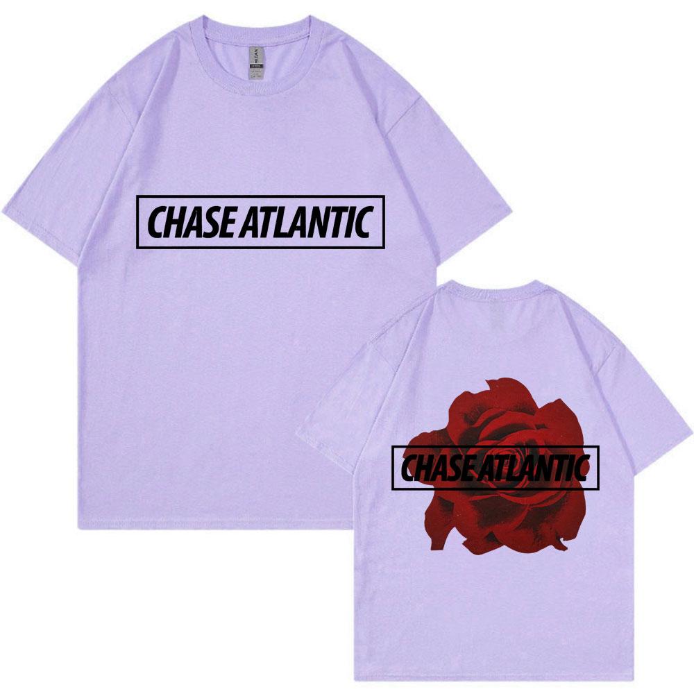 

Chase Atlantic Beauty in Death Album T Shirt Music Band Fashion Vintage Hip Hop T-shirts Men Women Loose Cotton Y2k Tee Shirts 4XL