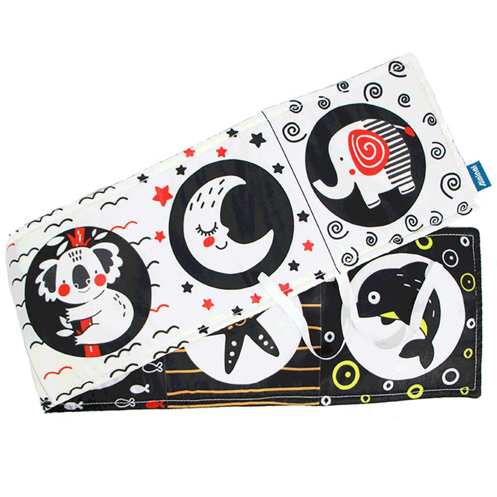 Buy High Contrast Babies BookBlack and White Soft Books for BabiesNontoxic Fabric Touch and