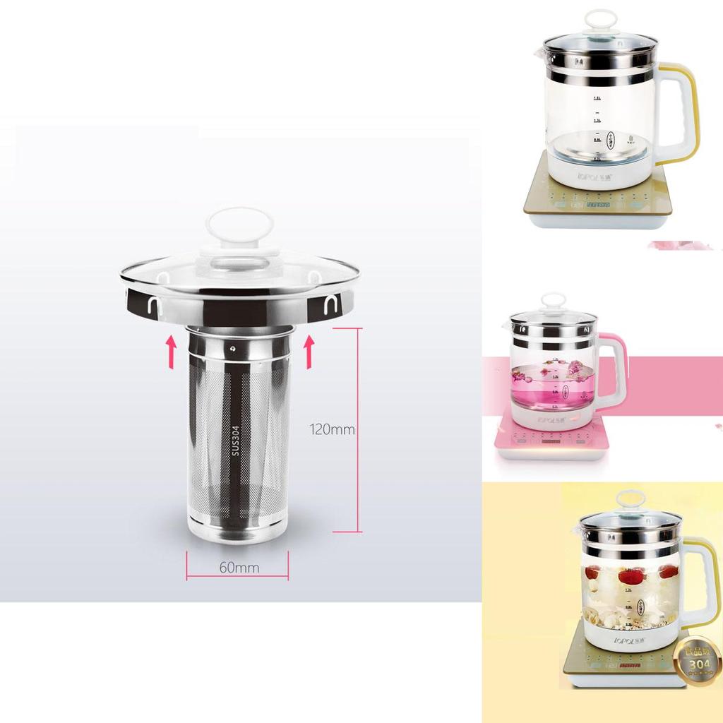 Luxusní plně automatický zdravotní hrnec s tlustým sklem a multifunkční elektrická konvice